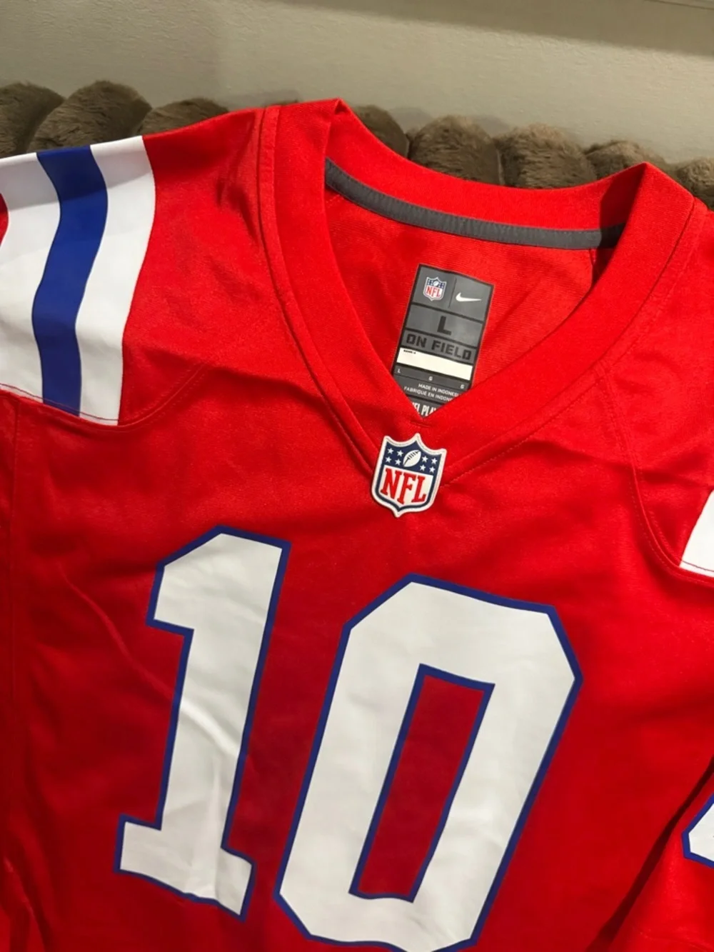 Nike Mac jones New England patriots alternate game jersey new with tag
